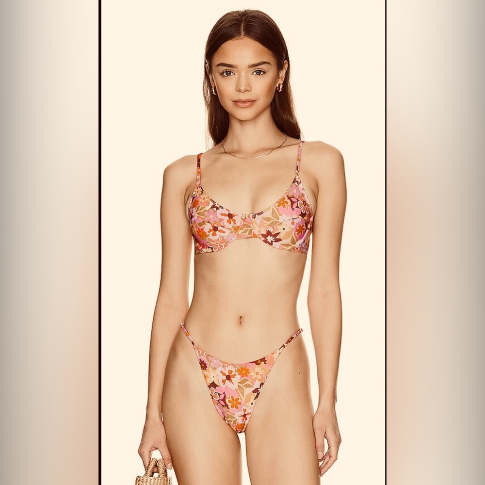 NWT stone fox isle brazililian bikini bottom